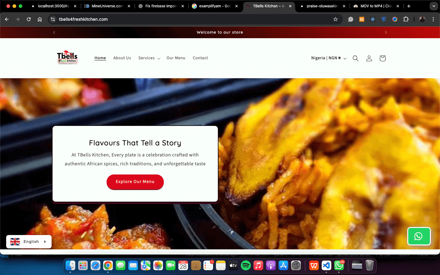 Tbells 4 Fresh Shopify Store